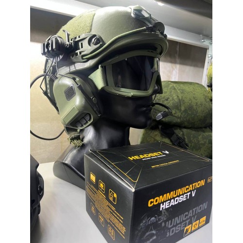 "COMMUNICATION HEADSET V" Активные тактические наушники для стрельбы в Ульяновске