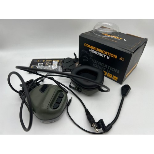"COMMUNICATION HEADSET V" Активные тактические наушники для стрельбы в Ульяновске