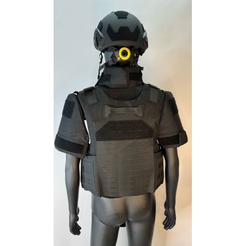 Бронежилет разгрузочный UNIVERSAL ARMOR в Ульяновске (СВМПЭ + бронеплиты Бр5 класса) черный