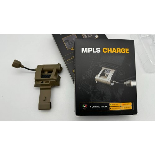 Нашлемный тактический фонарь MPLS Charge аккумуляторный в Ульяновске