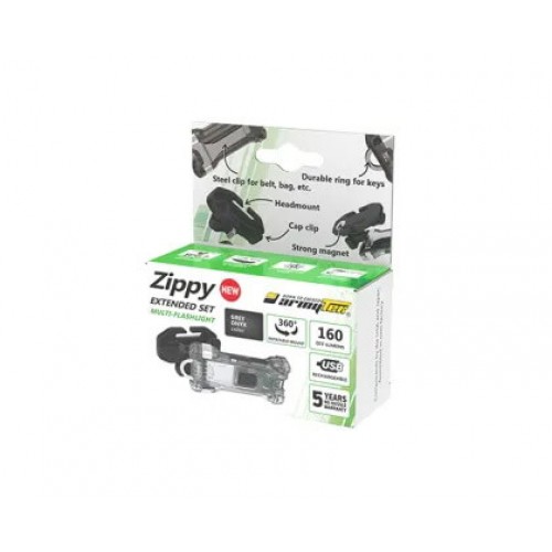 Наключный фонарь Armytek Zippy Extended Set (Grey Onyx) в Ульяновске