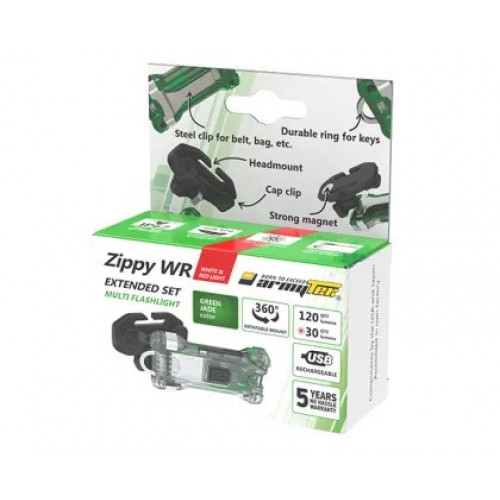 Наключный фонарь Armytek Zippy Extended Set WR (Green Jade) в Ульяновске