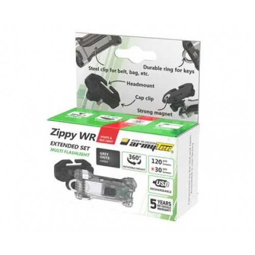 Наключный фонарь Armytek Zippy Extended Set WR (Grey Onyx) в Ульяновске