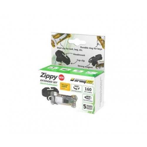 Наключный фонарь Armytek Zippy Extended Set (Yellow Amber) в Ульяновске